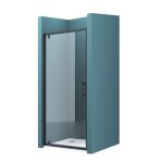 Mai & mai porte de douche en niche transparent pare douche pivotante verre esg 8mm avec revtement nano ...