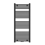 Mai & mai radiateur  eau chaude mural chauffage central 60x120cm sche serviettes gris noir en acier ...