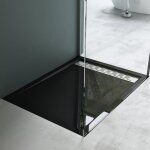 Mai & mai� receveur de douche plat bac � douche 90x120cm en acrylique noir rectangulaire xe4