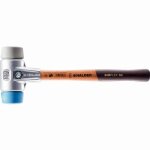 Maillet halder simplex tpe souple / tpe moyen avec bo�tier en aluminium et manche en bois - d=60 mm - ...