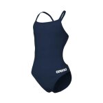 Maillot de bain 1 pi�ce - arena - team challenge solid - bleu - r�sistant au chlore - �cologique