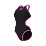Maillot de bain 1 pi�ce femme - arena - biglogo - noir - one technology - tissu maxlife