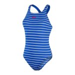 Maillot de bain 1 pice femme speedo eco + printed medalist - bleu - style nautique