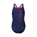 Maillot de bain 1 pice fille arena pro back graphic l - blue - 12 / 13 ans