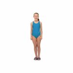 Maillot de bain 1 pice - squba - azul aguamarina - 10 ans - fille - natation