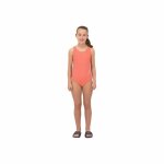 Maillot de bain 1 pice fille squba - coral - 12 ans