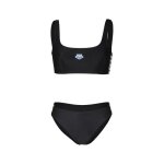 Maillot de bain 2 pi�ces femme - arena - icons bralette solid - noir - adulte - style r�tro