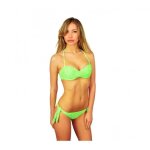 Maillot de bain bikini femme - mws ahead - modle swamp - vert anis - coupe regular
