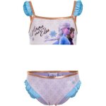 Maillot de bain bikini - la reine des neiges - bleu ciel - enfant - fille