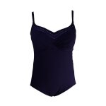 Maillot de bain femme 1 pi�ce - grande taille - bleu marine