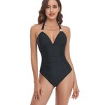 Maillot de bain femme 1 pieces vintage amincissant pinup halter réglable dos nu haute ruched une pièce ... Maillot de bain femme 1 pieces vintage amincissant pinup halter réglable dos nu haute ruched une pièce ...