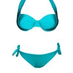 Maillot de bain femme 2 pi�ces bikini armatures - bleu - adulte