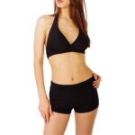 Maillot de bain femme - bikini - balconnet - shorty - noir