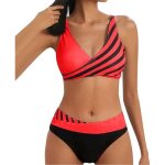 Maillot de bain femme 2 pieces col v maillot de bain push up rembourré bikini 2 pieces conception en ... Maillot de bain femme 2 pieces col v maillot de bain push up rembourré bikini 2 pieces conception en ...
