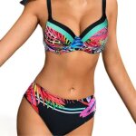 Maillot de bain femme 2 pieces maillot de bain femme couleur unie bretelles bikini double sangle taille ... Maillot de bain femme 2 pieces maillot de bain femme couleur unie bretelles bikini double sangle taille ...