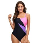 Maillot de bain femme - noname - 1 pièce - stretch - col rond - amincissant - rose rouge Maillot de bain femme - noname - 1 pièce - stretch - col rond - amincissant - rose rouge
