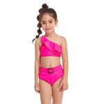 Maillot de bain fille - stretch - tankini bikinis paules inclines - piscine plage natation t vacances ...