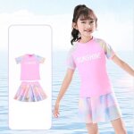 Maillot de bain fille tankini 2 pi�ces - marque - mod�le - rose - fille - enfant