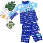 Maillot de bain garon - pigpappige - ensemble 3 pices anti - uv - confortable et respirant - schage ...