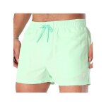 Maillot de bain guess homme patch triangle vert polyester