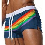Maillot de bain homme boxer avec cordon de serrage rglable schage rapide confortable couleur contraste ...