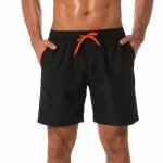 Maillot de bain homme - fbc161 - noir - tanche et schage rapide