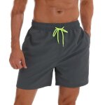 Maillot de bain homme - fbc163 - gris - �tanche - s�chage rapide - doublure filet - cordon de serrage ...