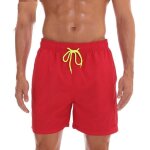 Maillot de bain homme - fbc163 - rouge - tanche - schage rapide - doublure filet - cordon de serrage ...