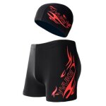 Maillot de bain homme piscine 2 pice - rouge - polyester - adulte