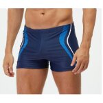 Maillot de bain homme trunks boxer taille elastique sport de plage avec cordon de serrage pour sport ...