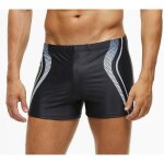 Maillot de bain homme trunks boxer taille elastique sport de plage avec cordon de serrage pour sport ...