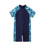 Maillot de bain mixte garçon fille entraînement natation zippé bicolore séchage rapide pour 4 à 10 ans ... Maillot de bain mixte garçon fille entraînement natation zippé bicolore séchage rapide pour 4 à 10 ans ...