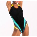 Maillot de bain une pièce de sport 2022 femmes patchwork lh1223swlp01eg noir Maillot de bain une pièce de sport 2022 femmes patchwork lh1223swlp01eg noir