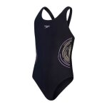 Maillot de bain - speedo - eco placement muscleback - fille - noir - schage rapide