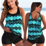 Maillot de baintankini grande taille imprimé maillot de bain femmes ensemble deux pièces plage été 2022 ... Maillot de baintankini grande taille imprimé maillot de bain femmes ensemble deux pièces plage été 2022 ...