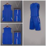 Maillot basket enfant - adulte mixte sans manches - bleu Maillot basket enfant - adulte mixte sans manches - bleu