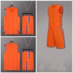 Maillot de basket enfant - adulte mixte sans manches - orange Maillot de basket enfant - adulte mixte sans manches - orange