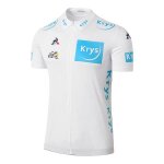 Maillot blanc tour de france 2017 le coq sportif - v�lo loisir - mixte - manches courtes - respirant