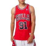 Maillot de basket - mitchell & ness - chicago bulls - dennis rodman #91 - 100% polyester - sans manche ...