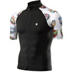 Maillot de corps sixs fancy - noir / multicolore - m - homme - carbon activewear�