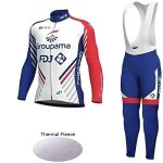 Maillot cyclisme manches longues hiver tenue de v�lo homme thermique equipe