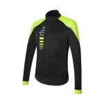 Maillot de cyclisme rh + code ii - noir / lime acide - l - homme - poches cargo - tissu �cologique