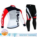 Maillot de cyclisme thermique smile pour homme vtements vtt pour homme uniforme de chemisier dhiver ...