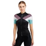 Maillot cycliste femme protest prtpiva - noir - 38 - manches courtes - design color block