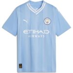Maillot domicile enfant manchester city 2023 / 24 - bleu / blanc - 11 / 12 ans