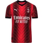 Maillot domicile enfant milan ac 2023 / 24 - noir / rouge - 9 / 10 ans