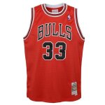 Maillot enfant - mitchell & ness - chicago bulls - pippen scottie 1997 - rouge / noir - 14 / 16 ans
