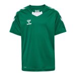 Maillot enfant - hummel - core xk - vert - manches courtes - respirant