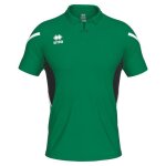 Maillot errea clark - polo mc - vert / noir / blanc - taille 3xl