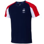 Maillot fan fff - equipe de france de football - polyester - manches courtes - mixte - respirant